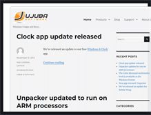 Tablet Screenshot of jujubasoftware.com